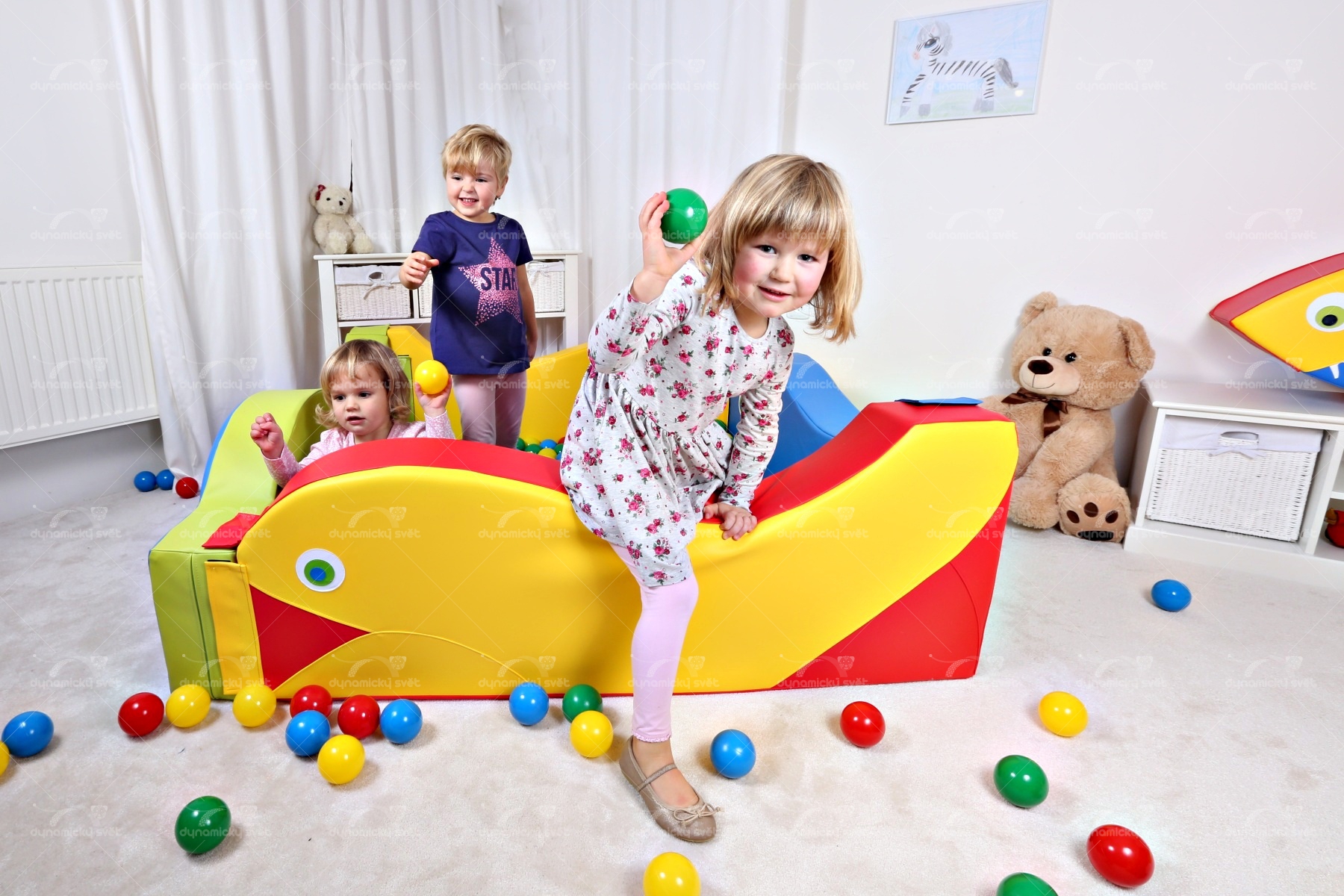 Míčky do bazénu 7 cm, 500 ks baleni