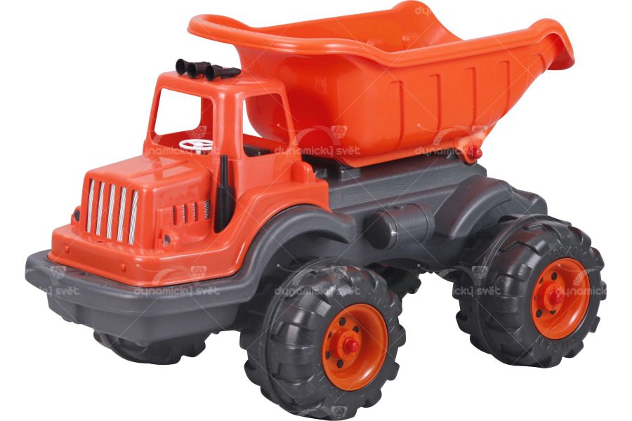 Obrázek: Nákladní auto oranžové