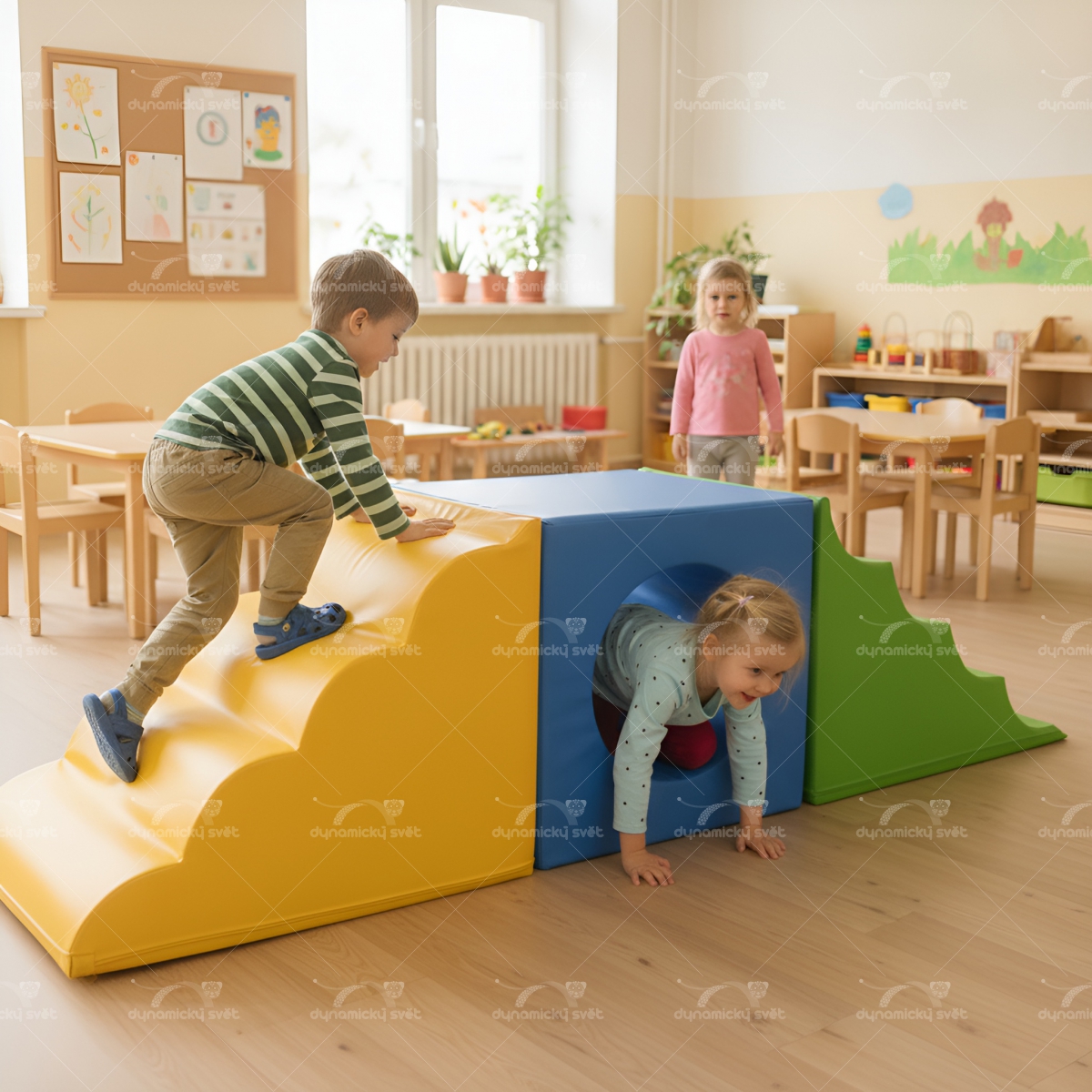 3 set - Vlnky tunel vlnky