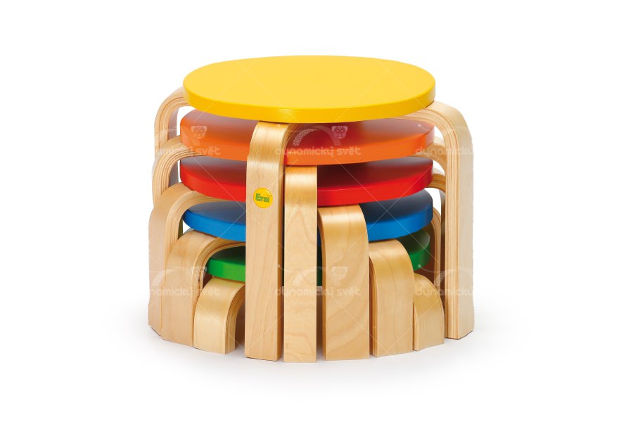 Obrázek: Set 5ti stoliček Kuráž