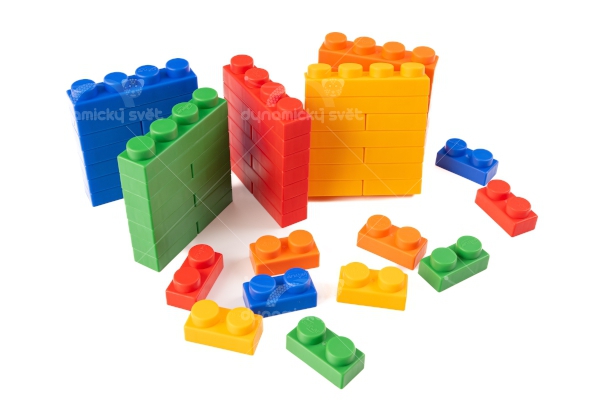 Měkká stavebnice PLUMP malá, 60 ks