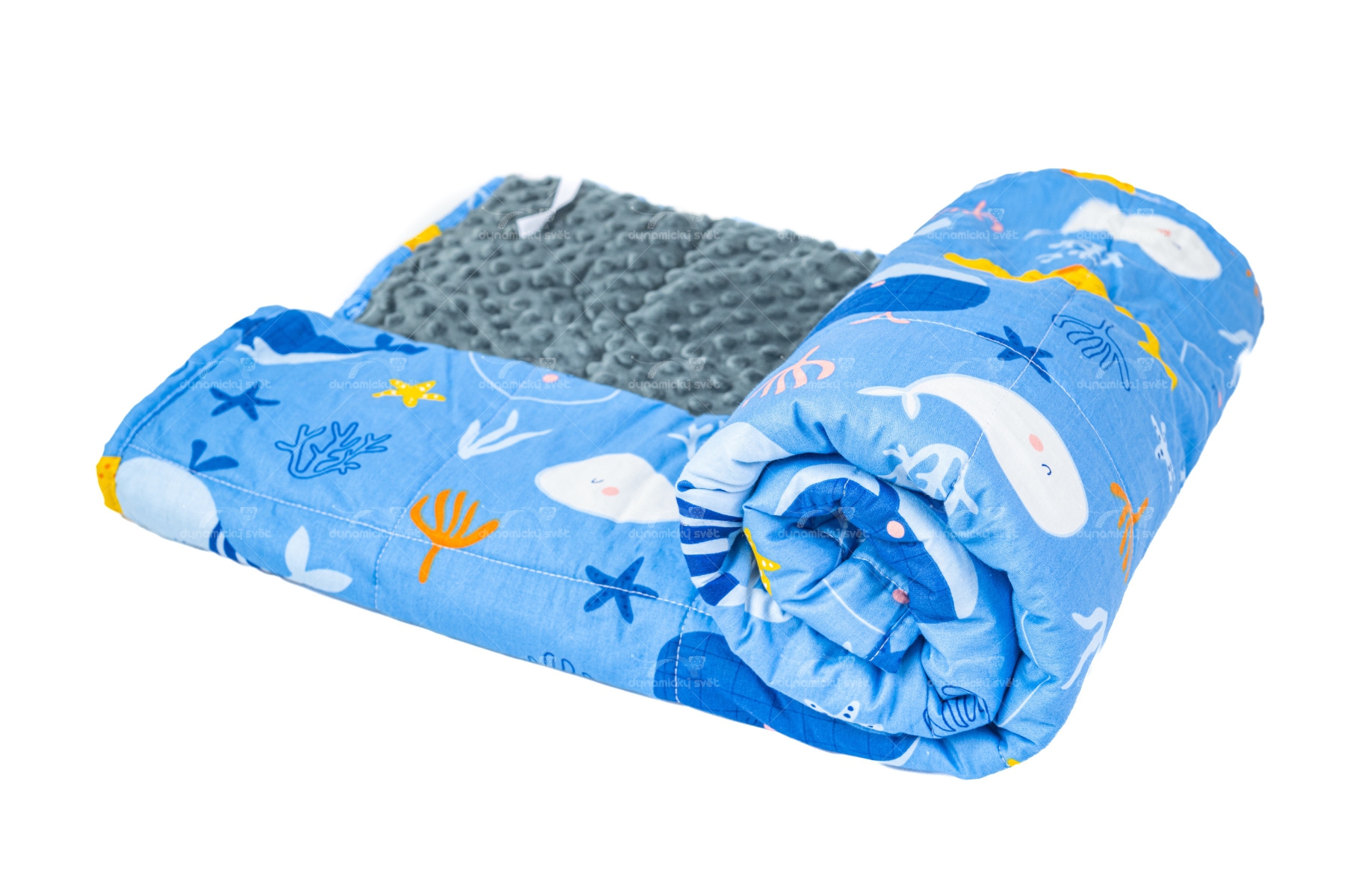 Zklidňující zátěžová deka