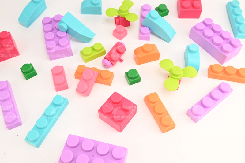 Obrázek: Měkká stavebnice PLUMP PLUS, 80 ks