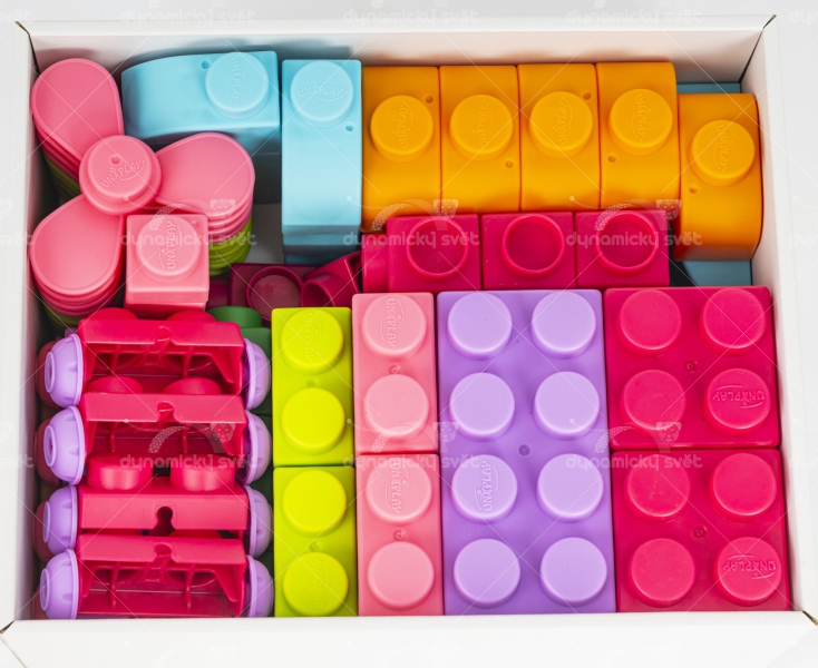 Obrázek: Měkká stavebnice PLUMP PLUS, 80 ks